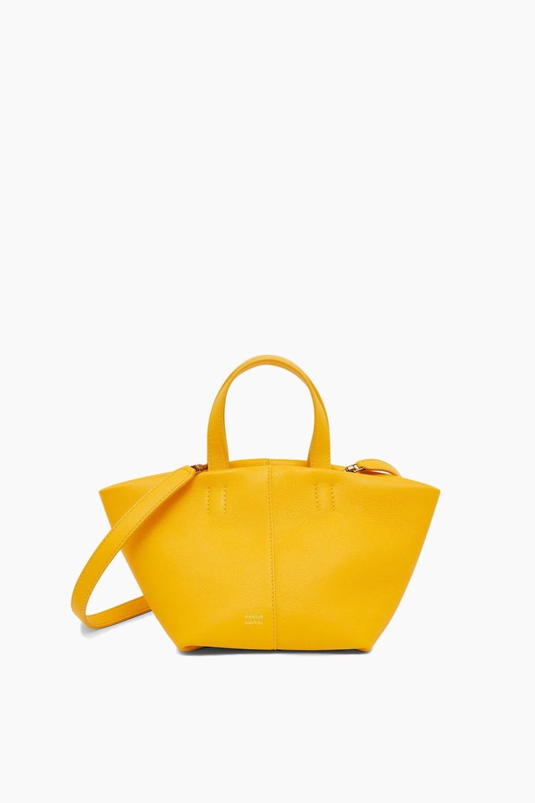 Mini Tulipano Bag in Marigold: image 1