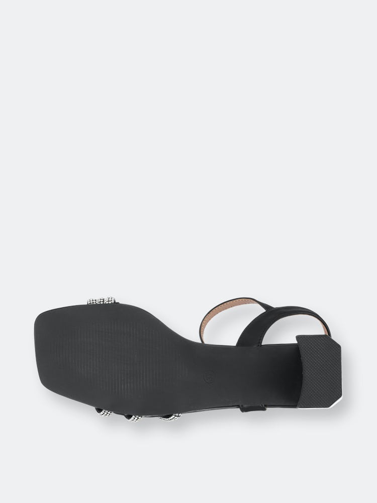 Nana Black Heeled Sandals: additional image