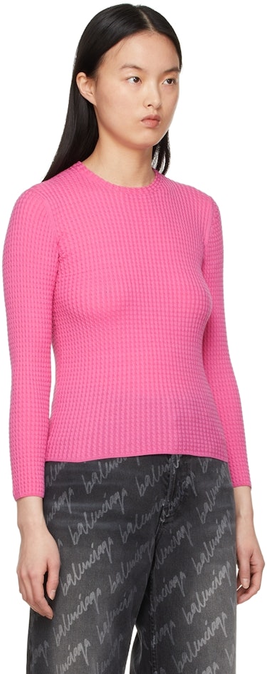 Pink Wool Sweater: additional image