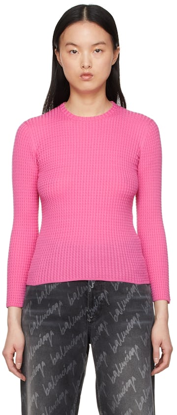 Pink Wool Sweater: image 1