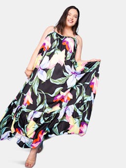 Floral Voluminous Maxi Dress: additional image