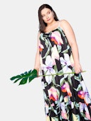 Floral Voluminous Maxi Dress: image 1