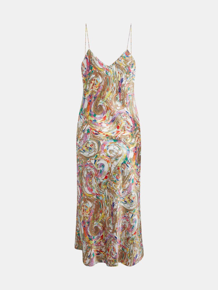 Celeste Cowl Back Slip Dress: image 1
