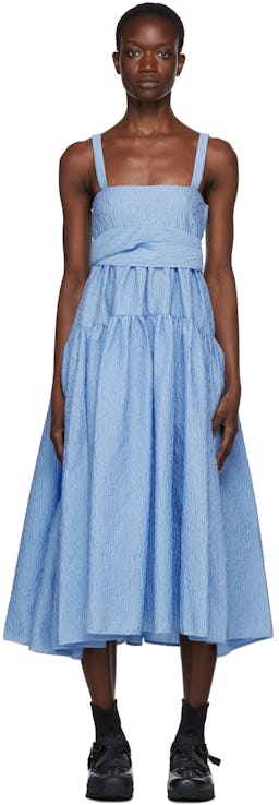 Blue Johanna Mid-Length Dress: image 1
