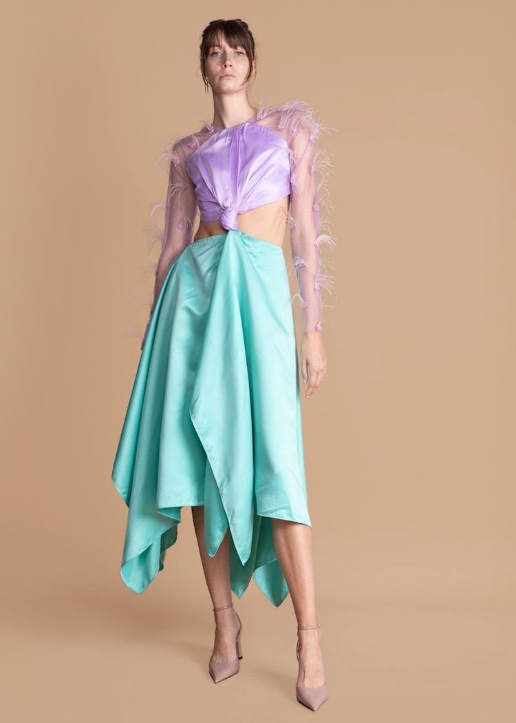 Idowu Feather Dress: image 1