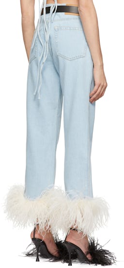 Blue Cropped Jeans: additional image