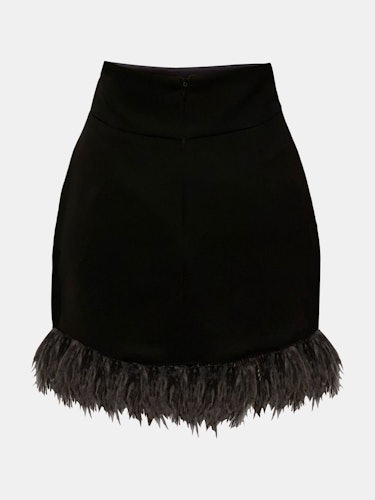 4th St. Feather Mini Skirt: additional image