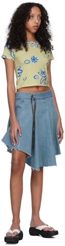 Blue Denim Mini Skirt: additional image