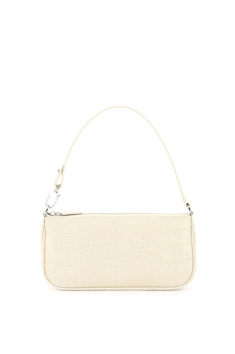 By Far Crocodile Print Rachel Bag: image 1