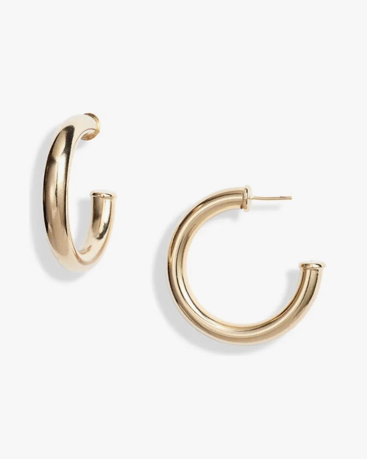 Tube Hoop Earrings: image 1