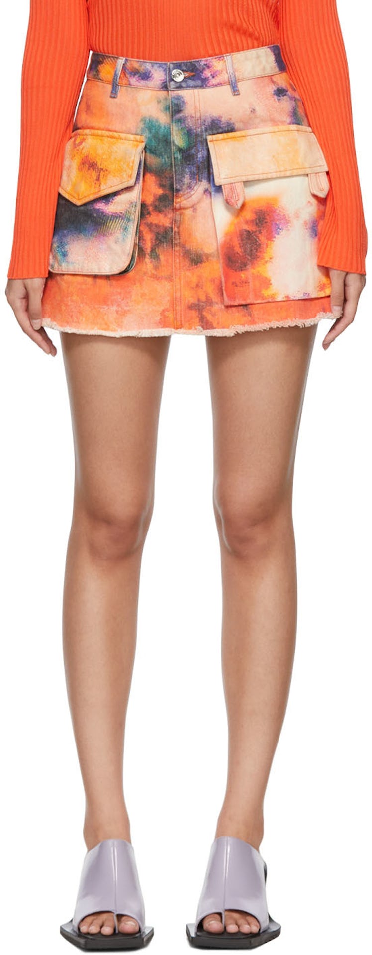 Off-White Denim Mini Skirt: image 1