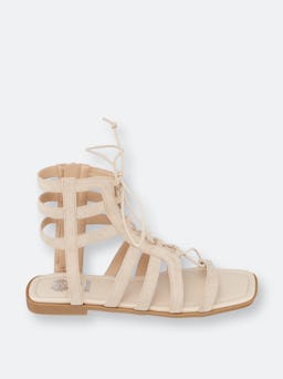 Alma Natural Gladiator Sandals: image 1