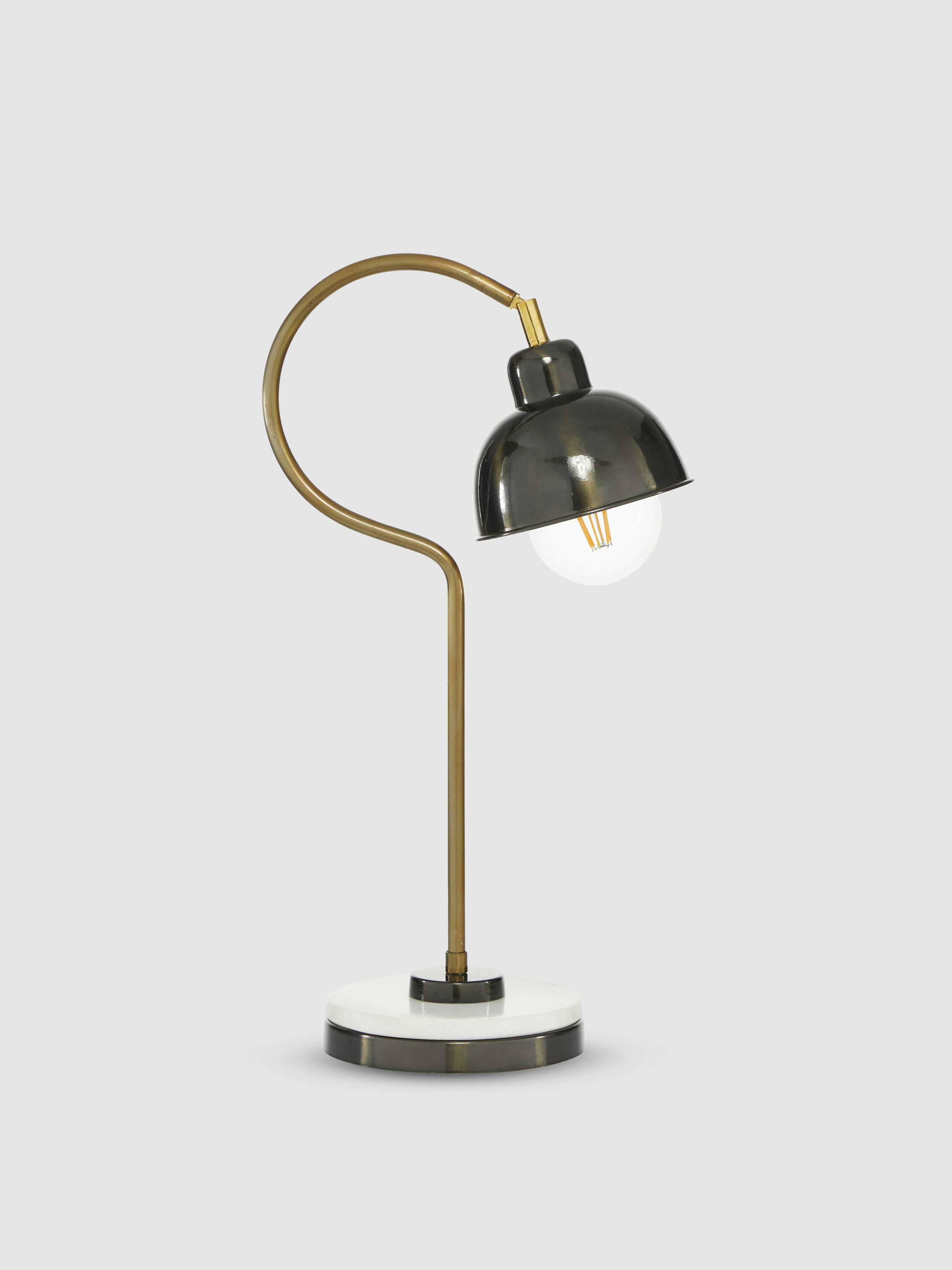 Metal Marble Question Mark Desk Lamp: image 1