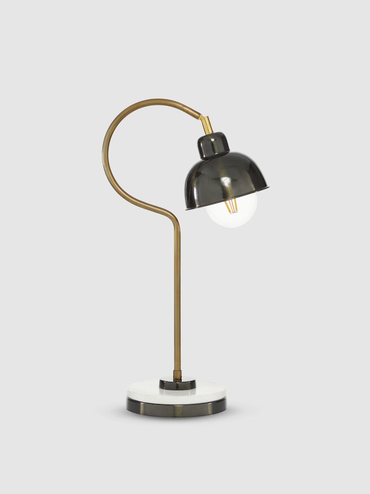 Metal Marble Question Mark Desk Lamp: image 1