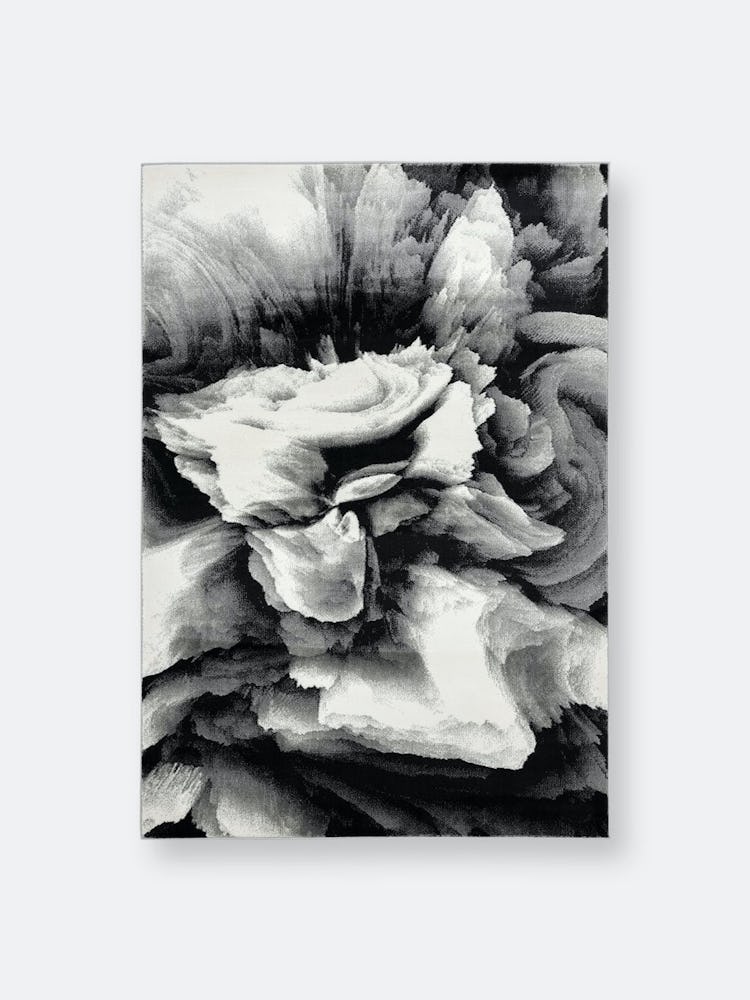 Abani Arto Collection Contemporary 3D Geometric Area Rug: image 1