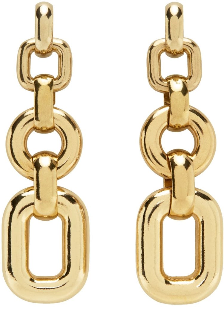 Gold Bianca Earrings: image 1