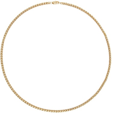 Gold Wheat Chain Necklace: image 1