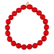 heal coral bead bracelet: image 1