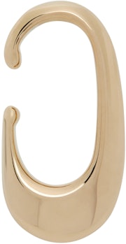 Gold Long Drop Single Ear cuff: image 1