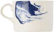Blue & White Indigo Storm Mug: image 1