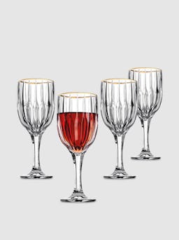 Atlas Goblet Glasses, Set of 4: image 1