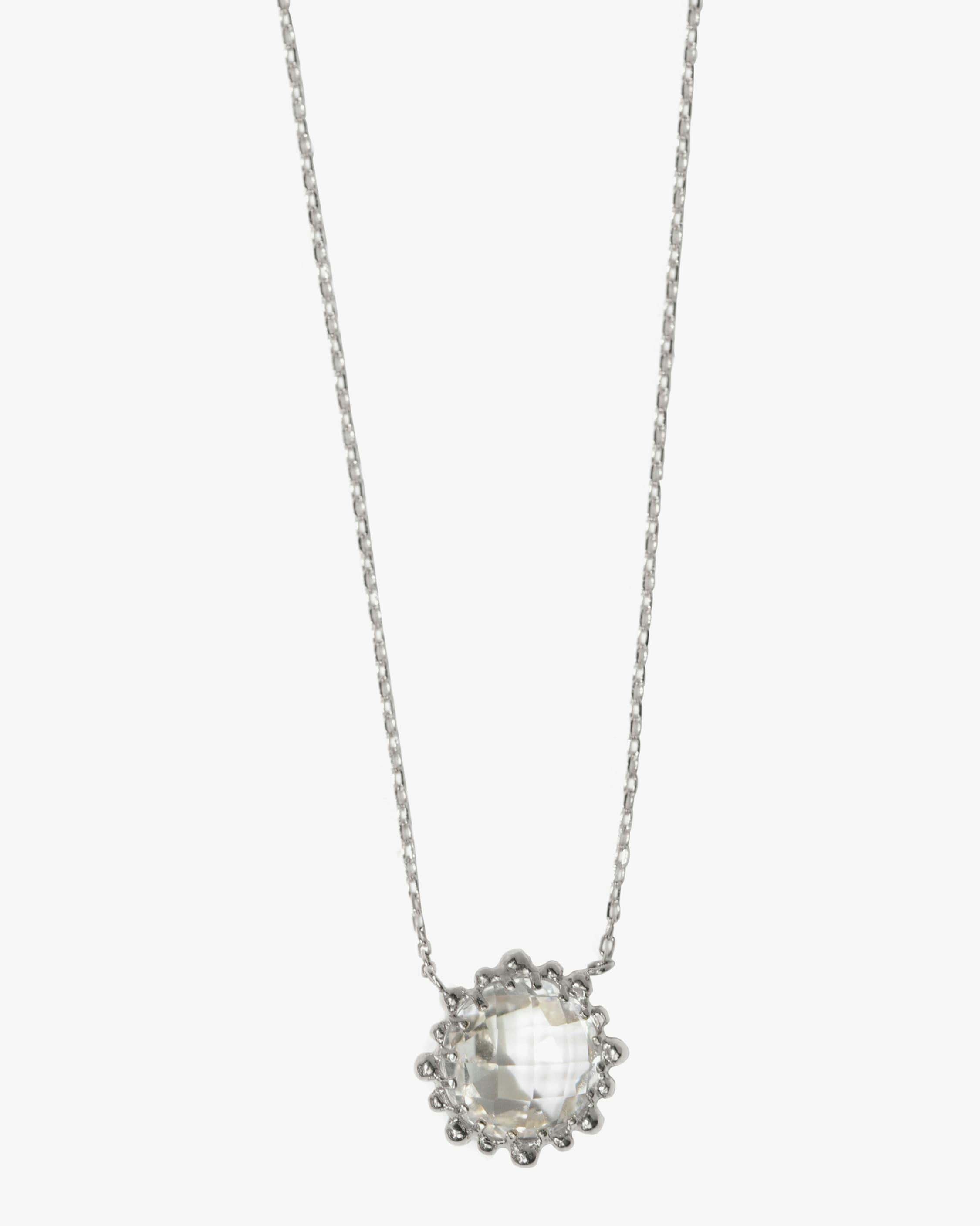 Dew Drop Mini Round Necklace: image 1