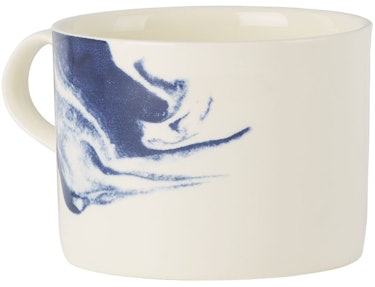 Blue & White Indigo Storm Mug: additional image