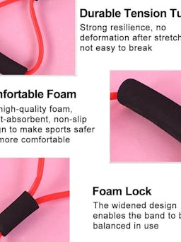 Figure-8 Resistance Band for Strength and Stability Exercises: additional image