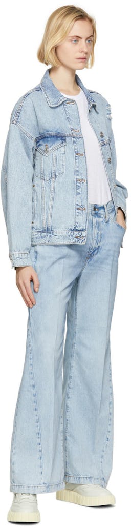 Blue 'Le Baggy Palazzo' Jeans: additional image