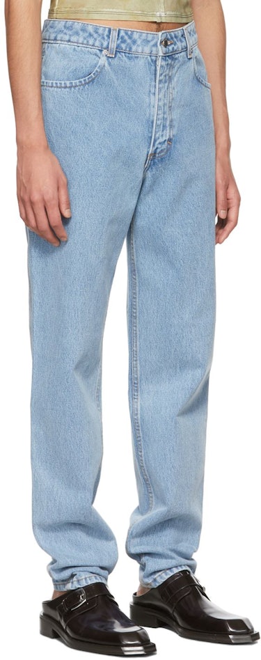 Blue Straight-Leg Jeans: additional image
