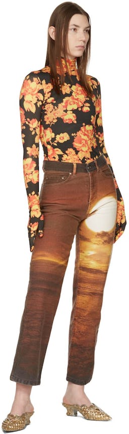 Orange Sunset Jeans: additional image