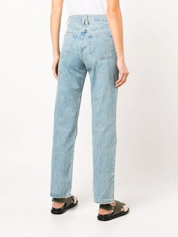 London High-Waisted Straight Leg Jeans: additional image