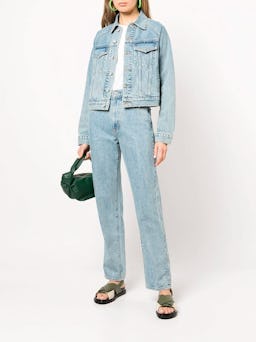 London High-Waisted Straight Leg Jeans: additional image