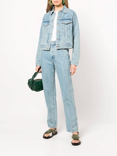 London High-Waisted Straight Leg Jeans: additional image