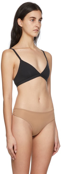 Black Fits Everybody Triangle Bralette: additional image