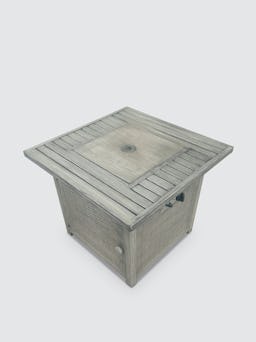 28 Inch Slat Top Gas Fire Pit Table: additional image