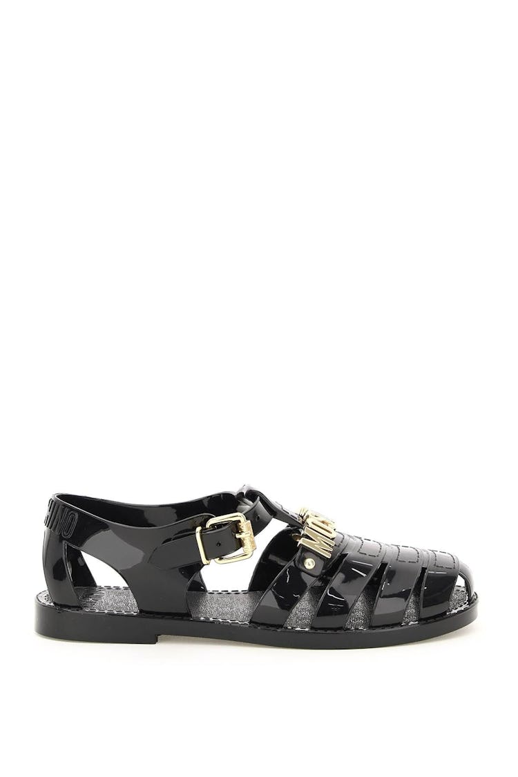 Moschino Jelly Sandals With Logo: additional image