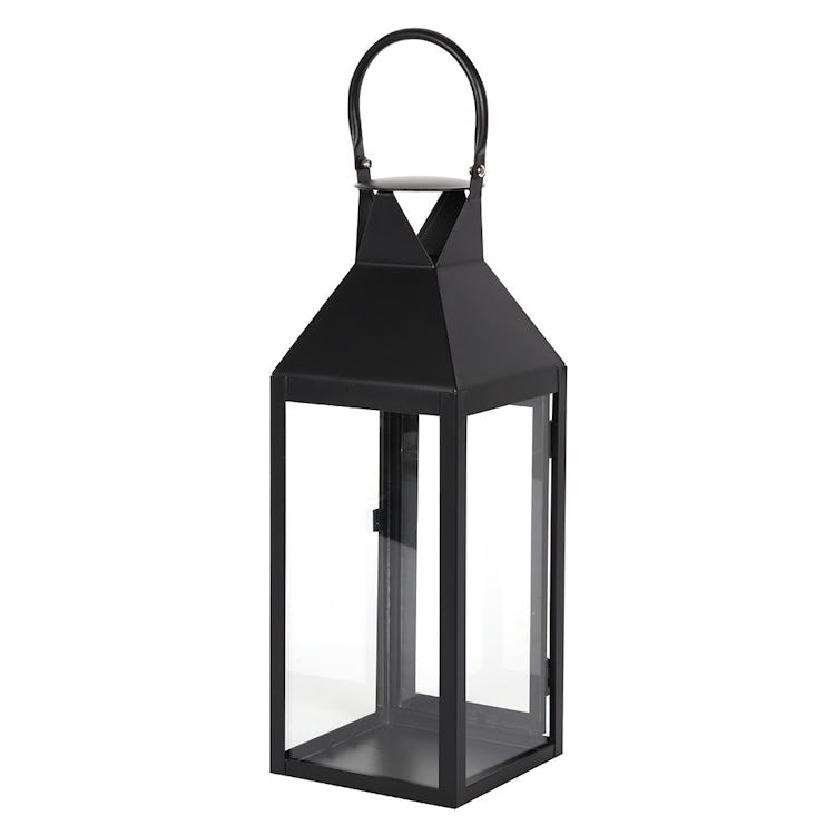 Something Different Matte Candle Lantern (Black) (40cm x 15cm x 14cm): additional image