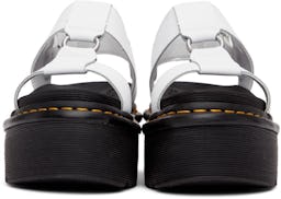 White Francis Platform Sandals: additional image