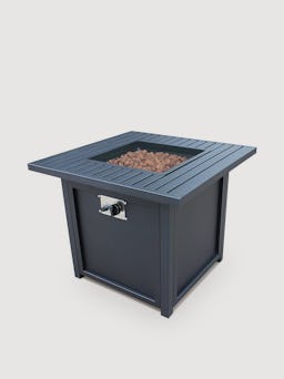 28 Inch Slat Top Gas Fire Pit Table: image 1