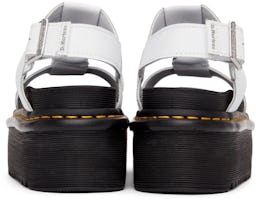 White Francis Platform Sandals: additional image