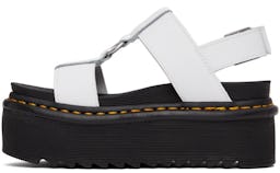 White Francis Platform Sandals: additional image