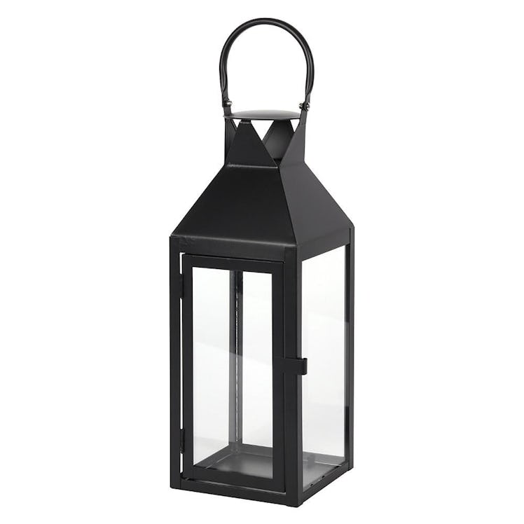 Something Different Matte Candle Lantern (Black) (40cm x 15cm x 14cm): image 1