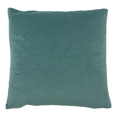 Furn Flicker Tiered Fringe Cushion Cover (Teal) (18 x 18 in): additional image