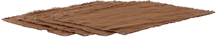 Brown Linen Placemat Set: additional image