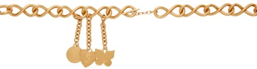 Gold Infinity Chain Charm Belt: image 1