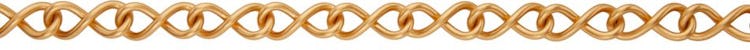 Gold Infinity Chain Charm Belt: additional image