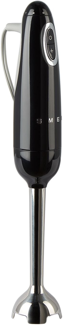 Black Retro-Style Hand Blender: image 1