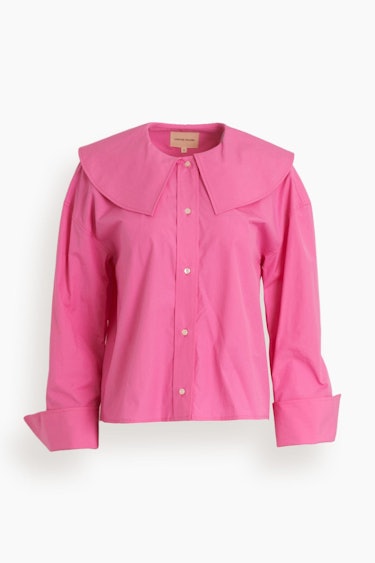 Ketam Cotton Shirt in Pink: image 1