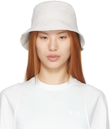 Gray Logo Bucket Hat: image 1